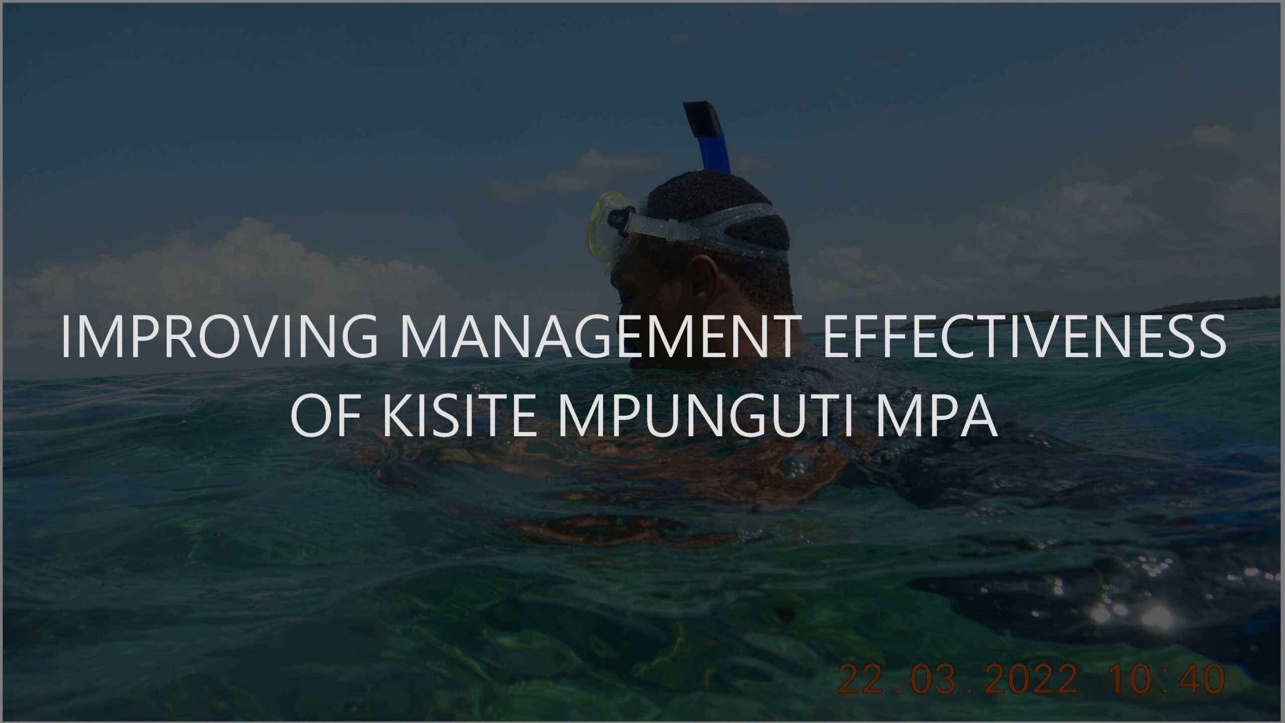 Improving the Management Effectiveness of Kisite Mpunguti Protected Area Project